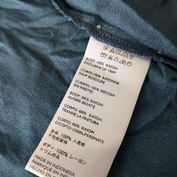 Cleobella ruffle blue midi dress - Picture 5 of 5